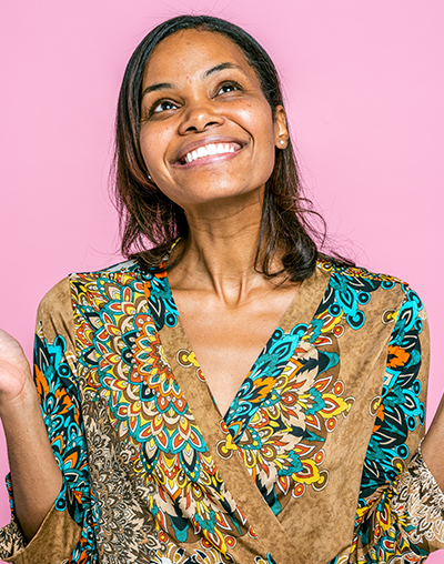 Before & After Procedures, image of a woman smiling after visiting Oasis Dental Arts